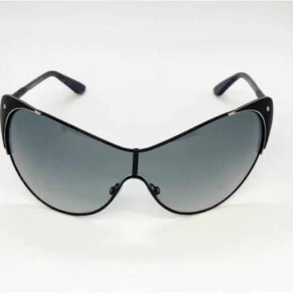 Tom Ford Black Shield Sunglasses Modern Design - Picture 2 of 5